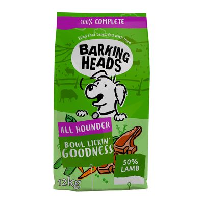 Barking Heads All Hounder jagnięcina adult 12 kg