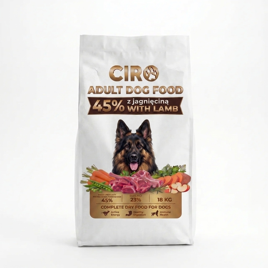 Ciro jagnięcina adult duże rasy 18 kg