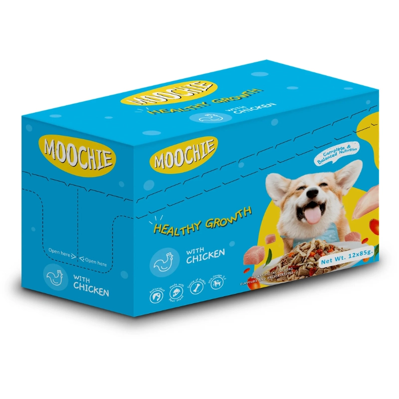 Moochie Healthy Growth kurczak adult 85 g × 12