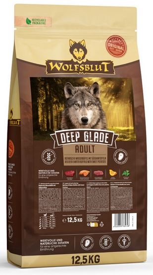 Wolfsblut Deep Glade bawół, jeleń adult 12,5 kg