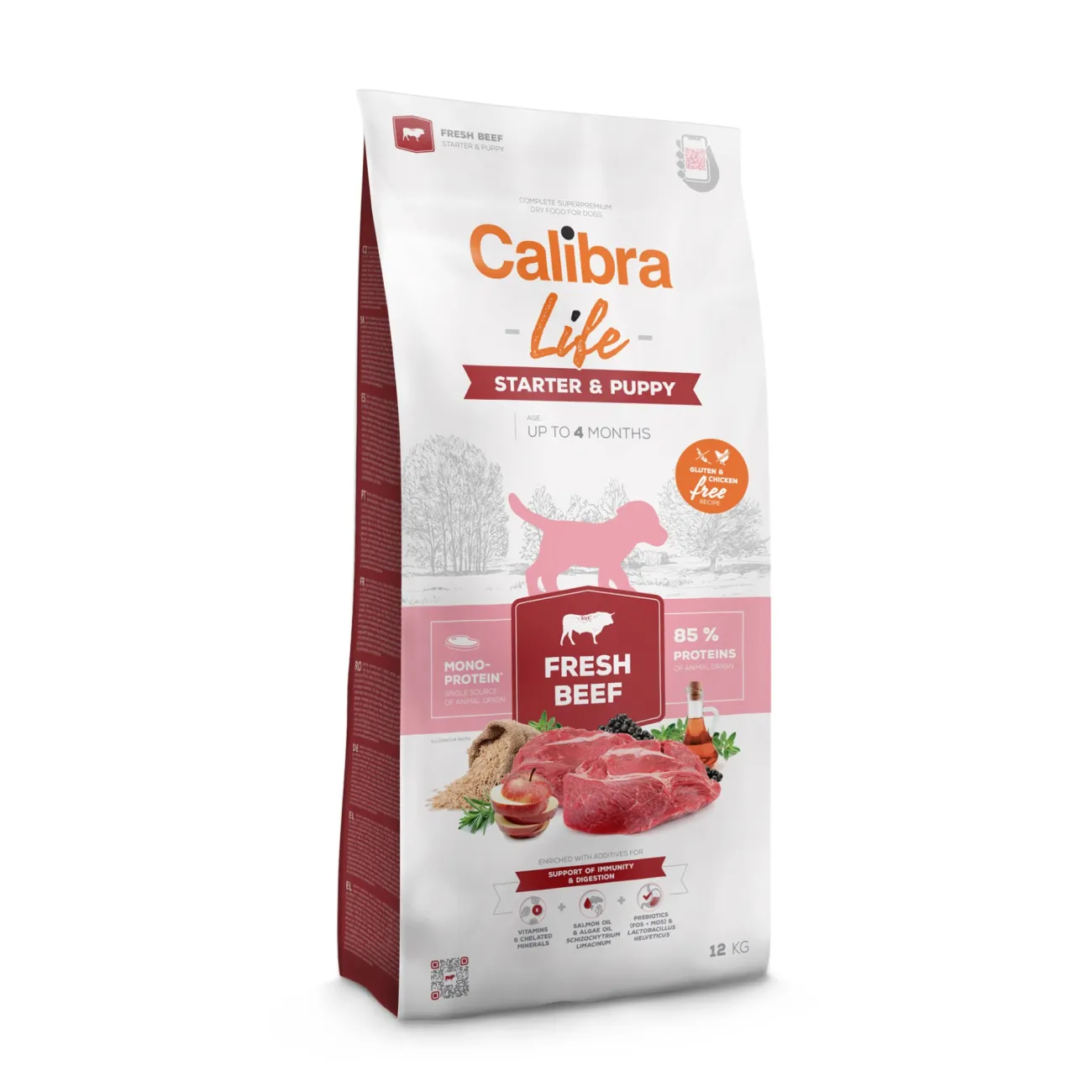 Calibra Dog Life wołowina puppy 12 kg