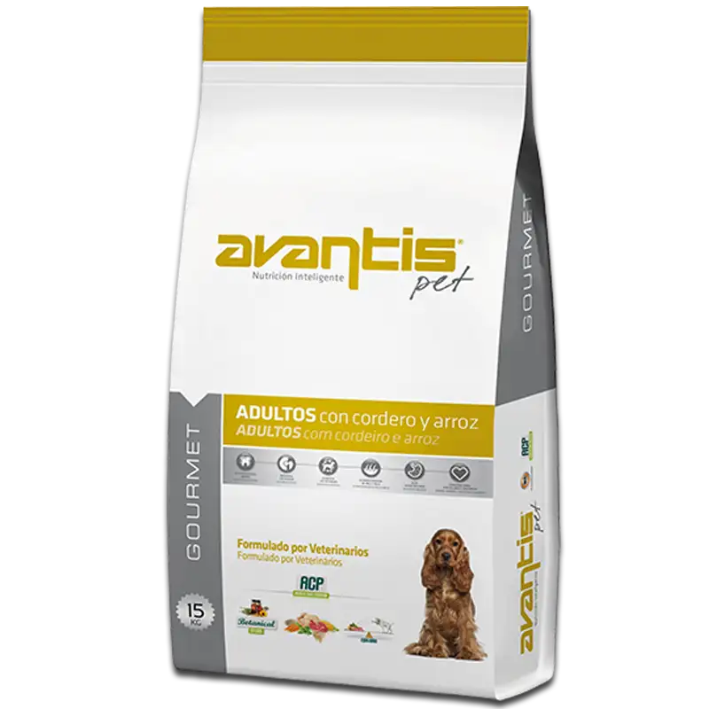Avantis Pet Gourmet jagnięcina adult 15 kg