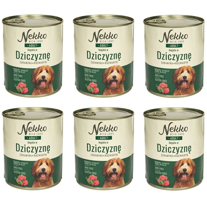 Nekko dziczyzna 800 g × 6