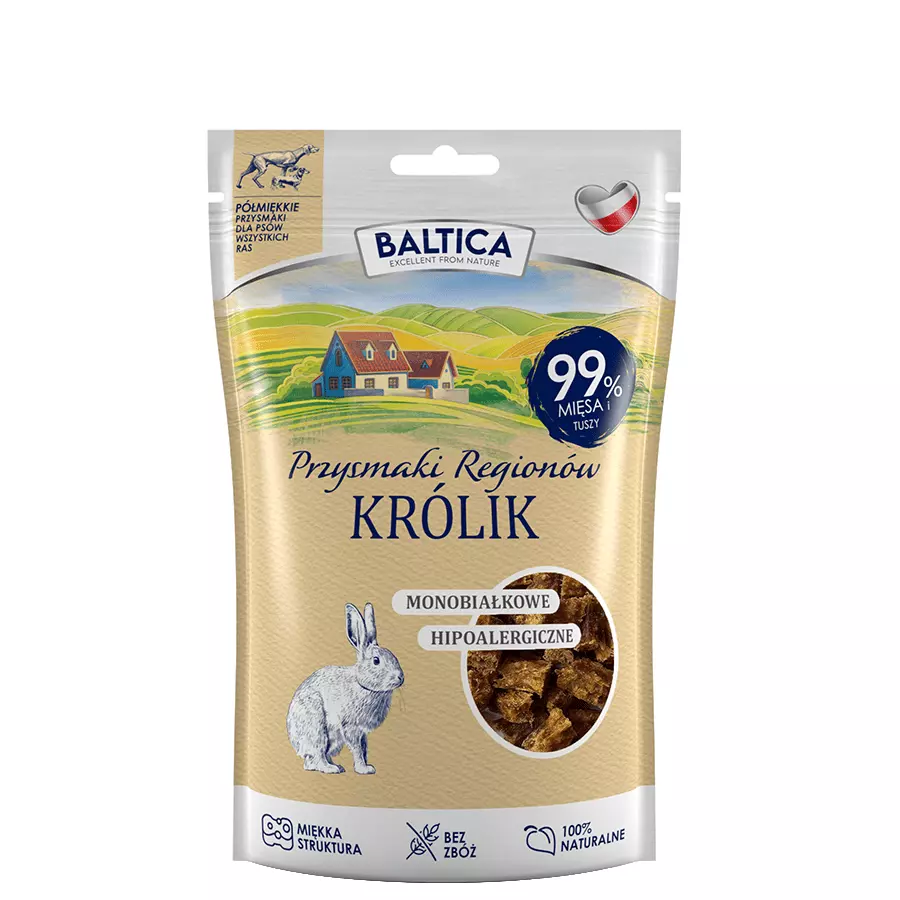 Baltica Przysmaki Regionów królik 80 g