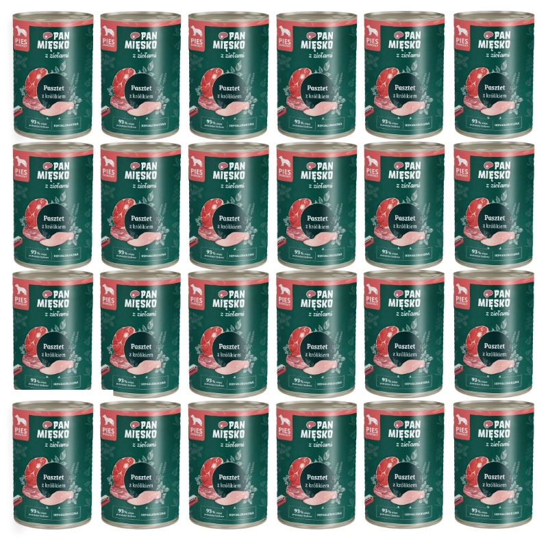 Pan Mięsko królik 400 g × 24