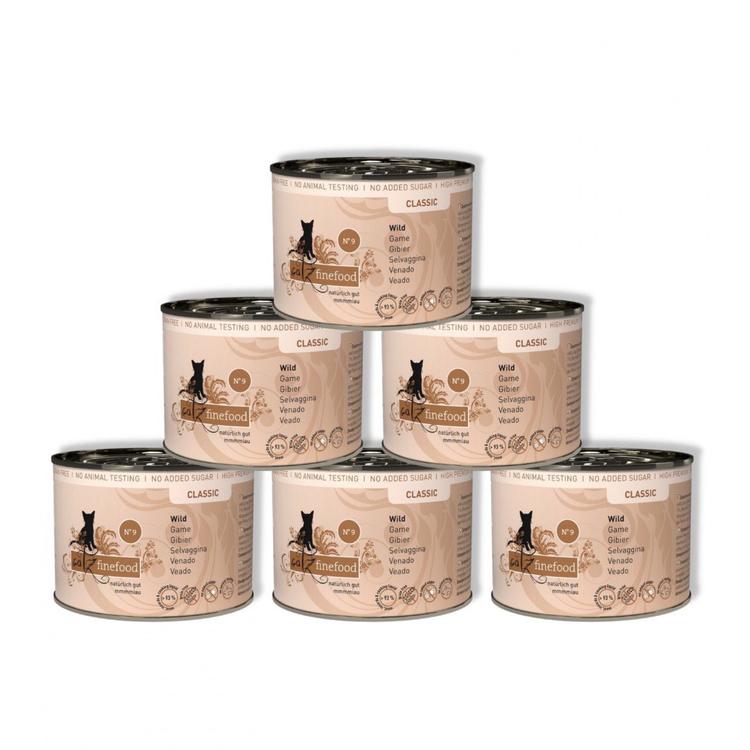 Catz Finefood Classic dziczyzna 200 g × 6
