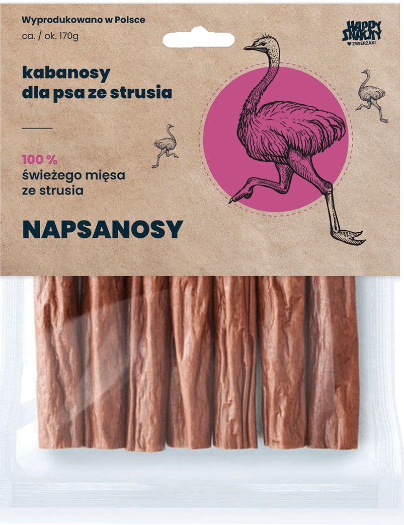 Trzy Psy Napsanosy struś 24 g × 7
