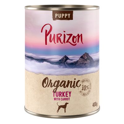 Purizon Organic indyk junior 400 g × 6