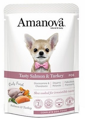 Amanova Tasty łosoś, indyk adult 300 g