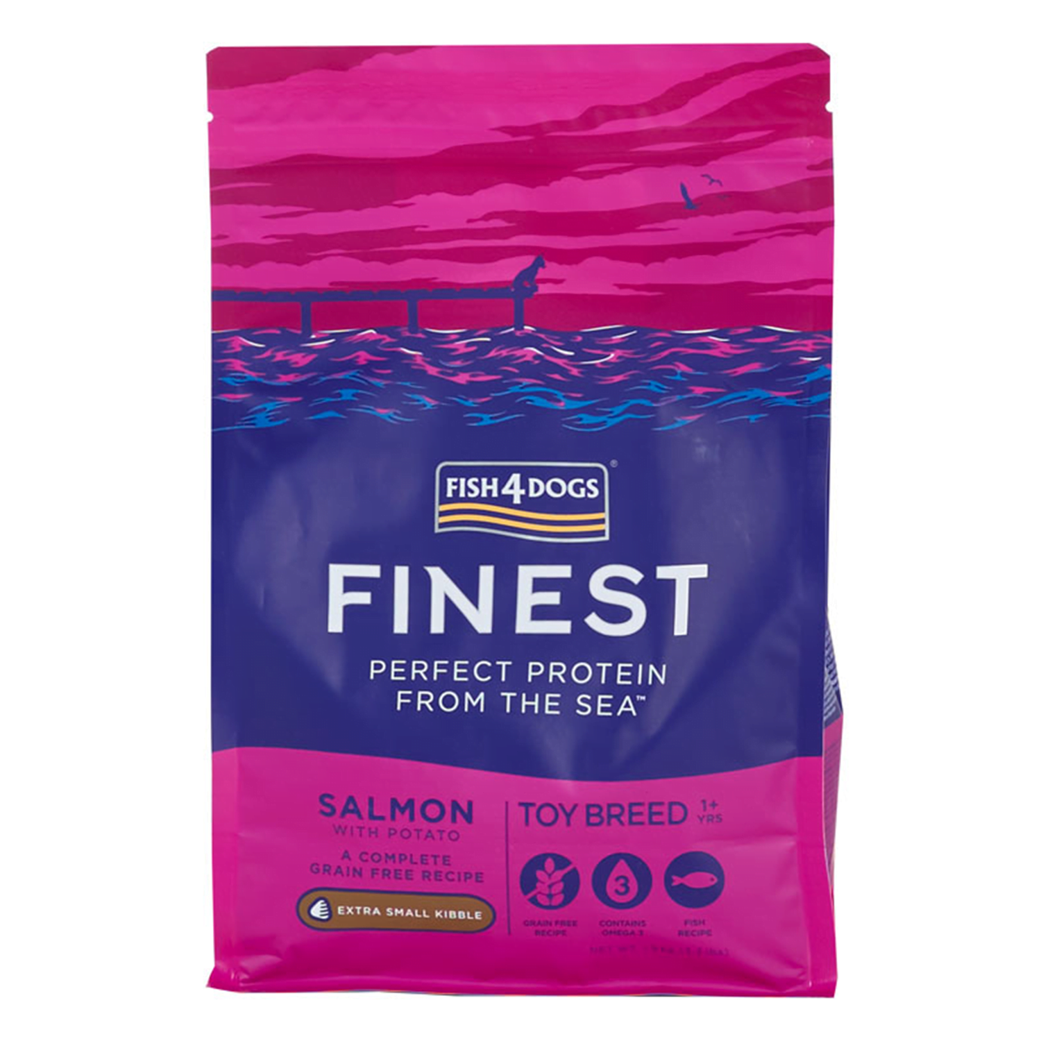 Fish4Dogs Finest łosoś adult małe rasy 1,5 kg