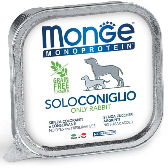 Monge Dog Solo królik adult 150 g