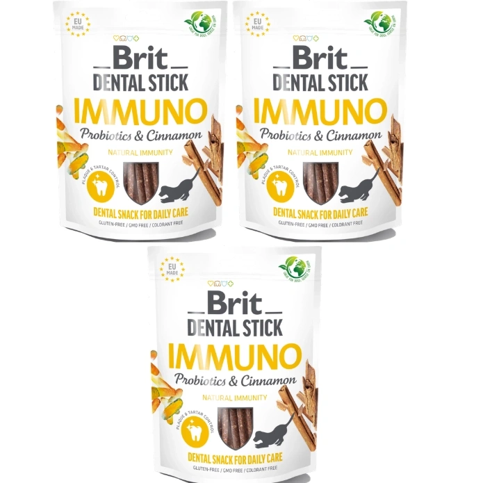 Brit Dental Stick cynamon adult 251 g × 3