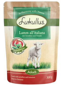 Lukullus jagnięcina z tortellini adult 300 g