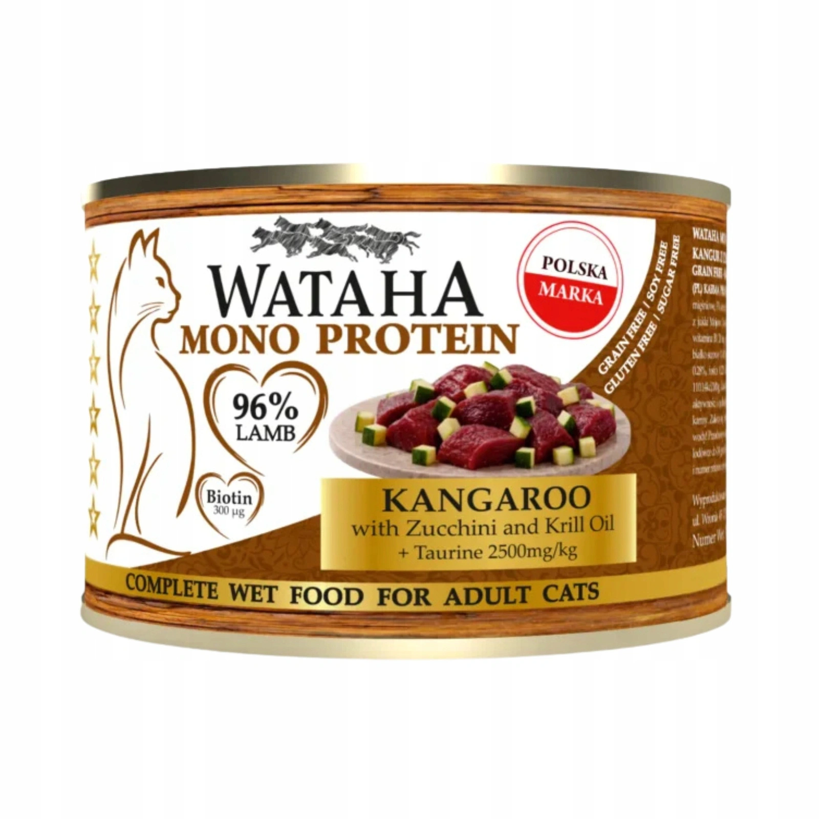 Wataha Mono kangur z cukinią adult 200 g