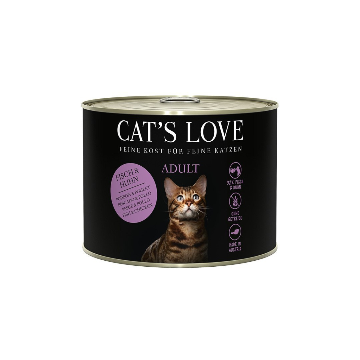 CAT'S LOVE kurczak, ryby w galaretce adult 200 g