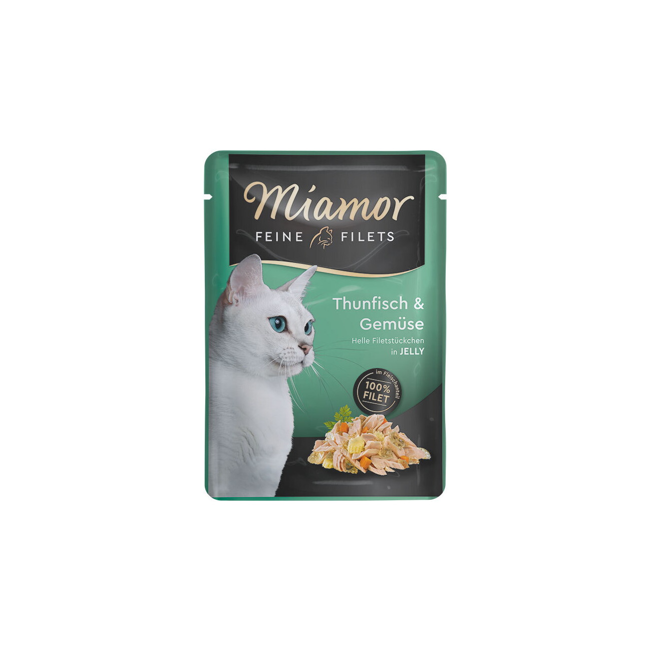 Miamor Feine Filets Sensitive tuńczyk z warzywami w galaretce 100 g × 24