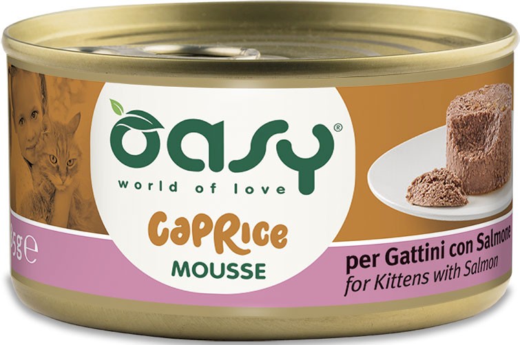 Oasy Caprice łosoś pasztet kitten 85 g