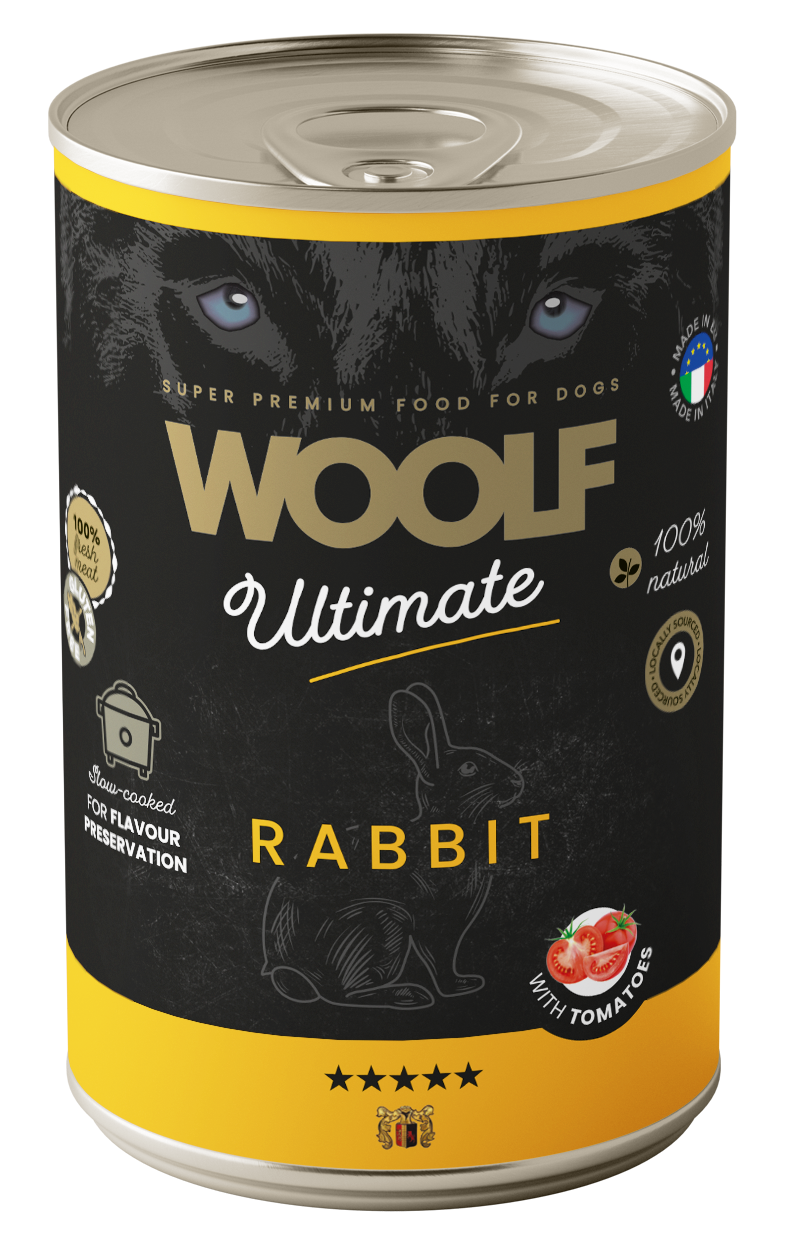Woolf Ultimate królik z pomidorem adult 400 g