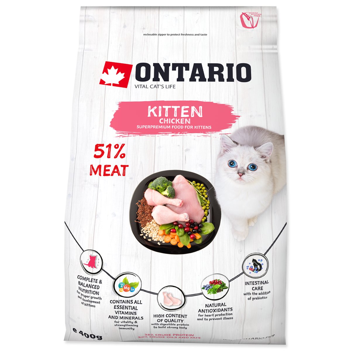 Ontario kurczak kitten 400 g