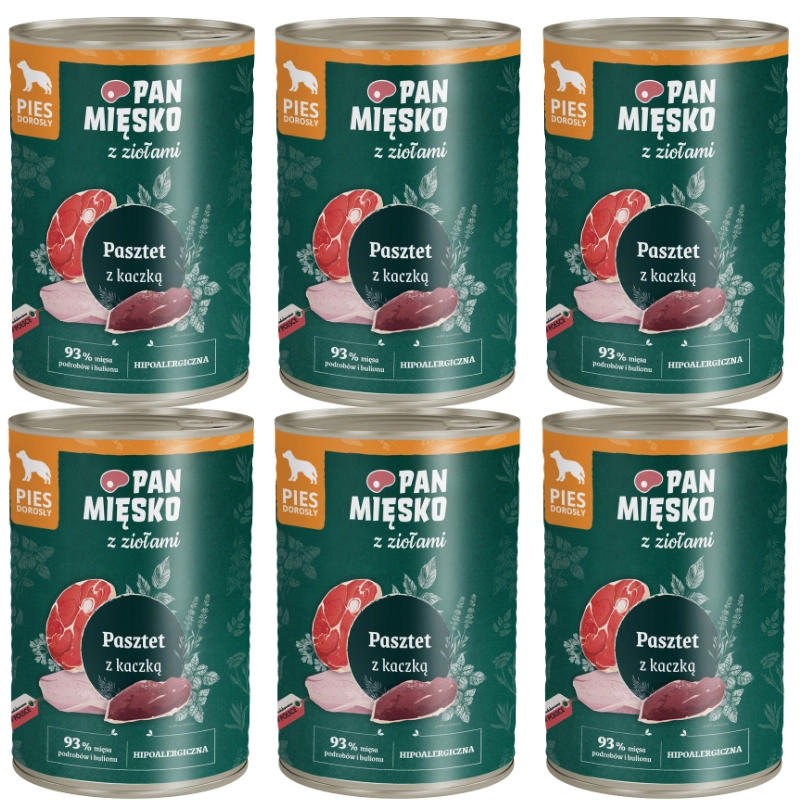 Pan Mięsko kaczka 400 g × 6