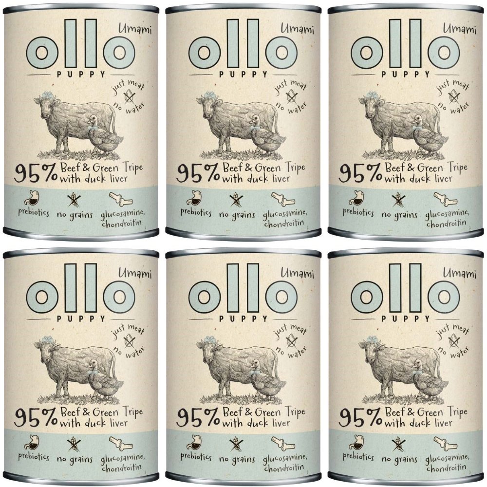 Ollo Umami kaczka, wołowina puppy 850 g × 6