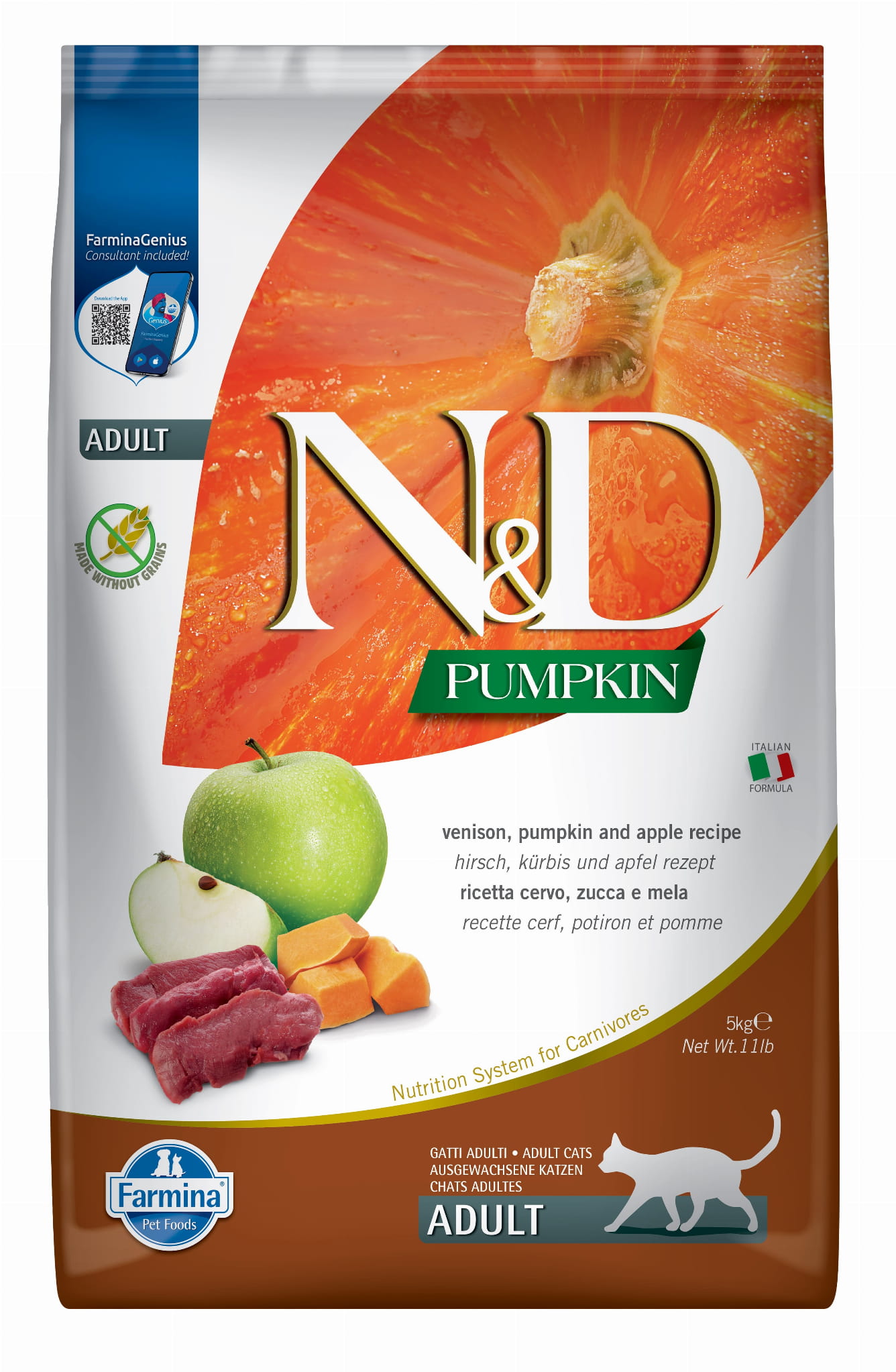 Farmina N&D Pumpkin dziczyzna z dynią adult 5 kg