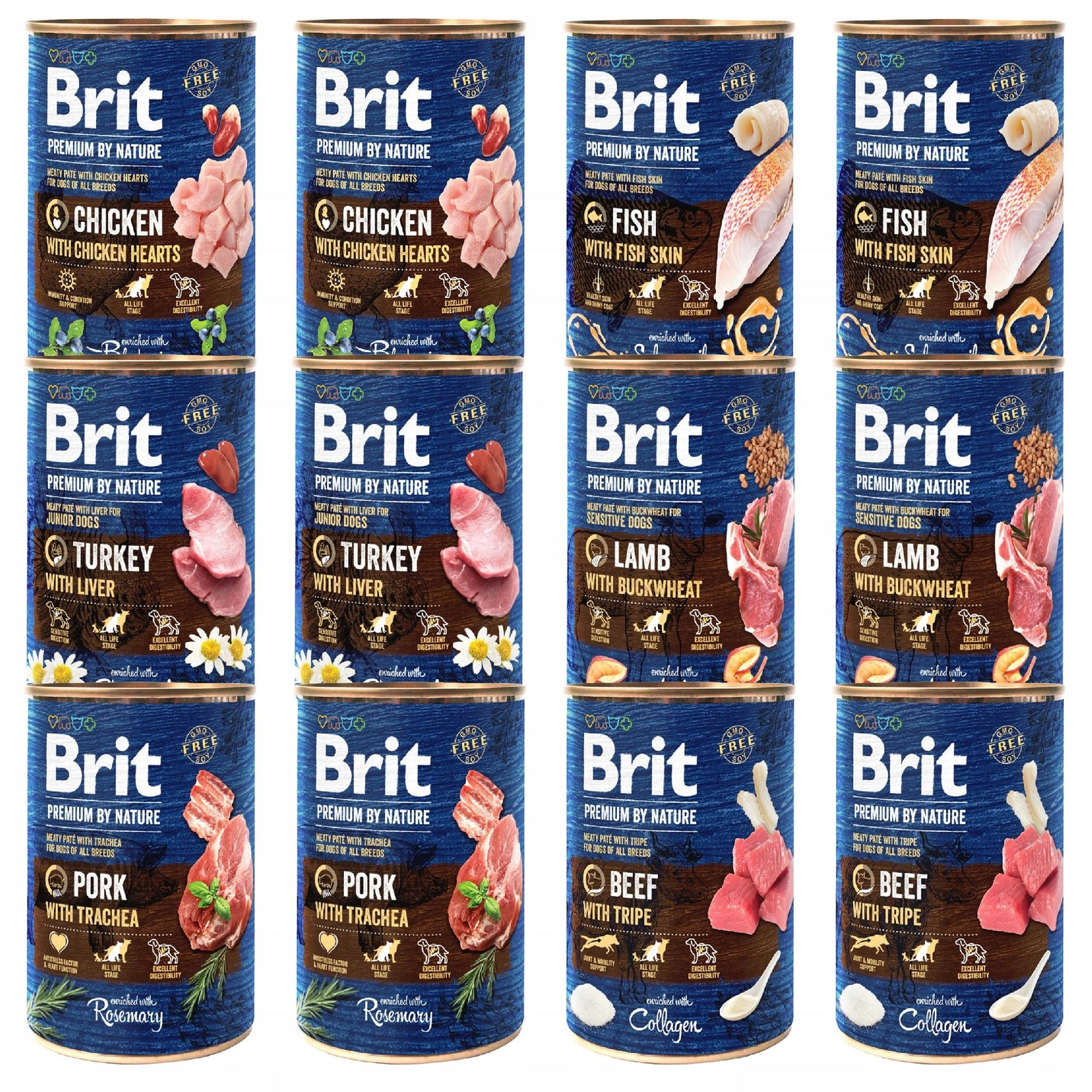 Brit By Nature 400 g × 12