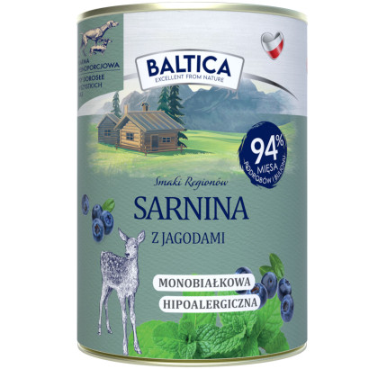 Baltica Smaki Regionów sarna adult 400 g