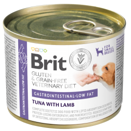 Brit Veterinary Diet Gastrointestinal Low Fat jagnięcina, tuńczyk 200 g