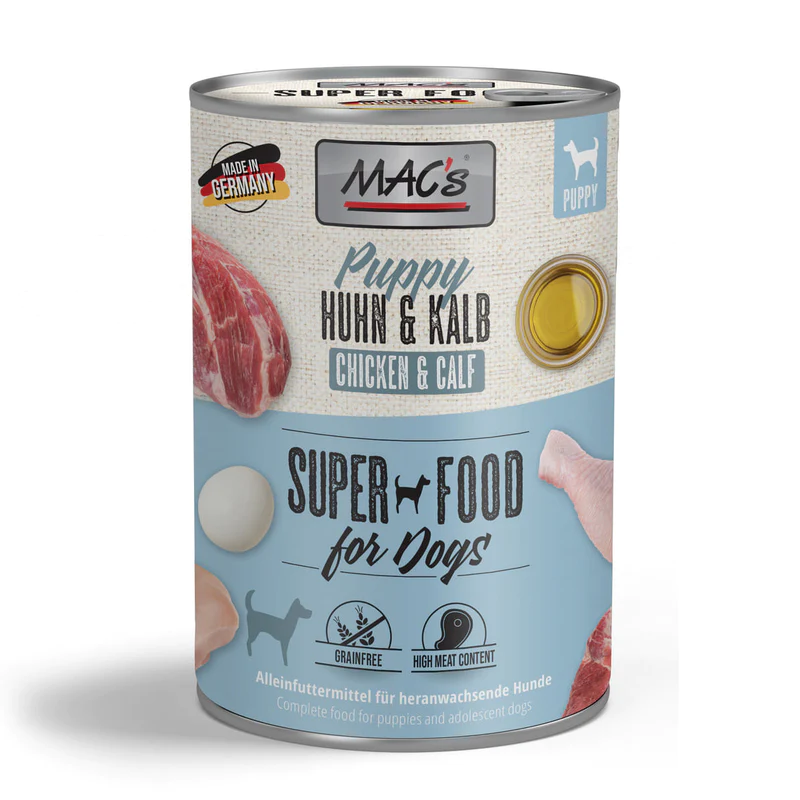 MAC's cielęcina, kurczak puppy 400 g