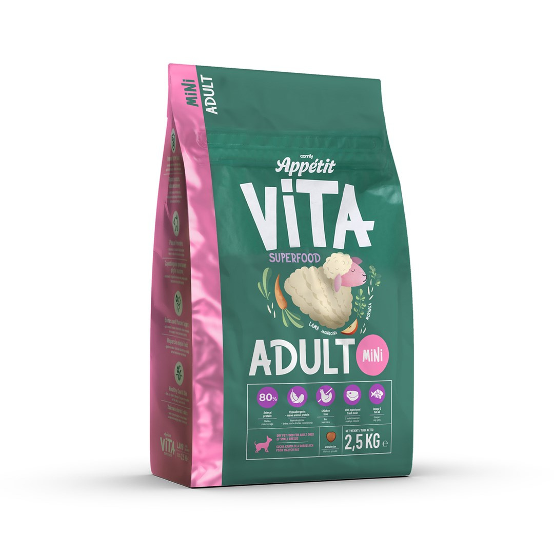 Comfy Appetit Vita jagnięcina adult małe rasy 8 kg