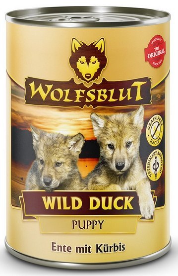 Wolfsblut Wild Duck kaczka z dynią puppy 395 g
