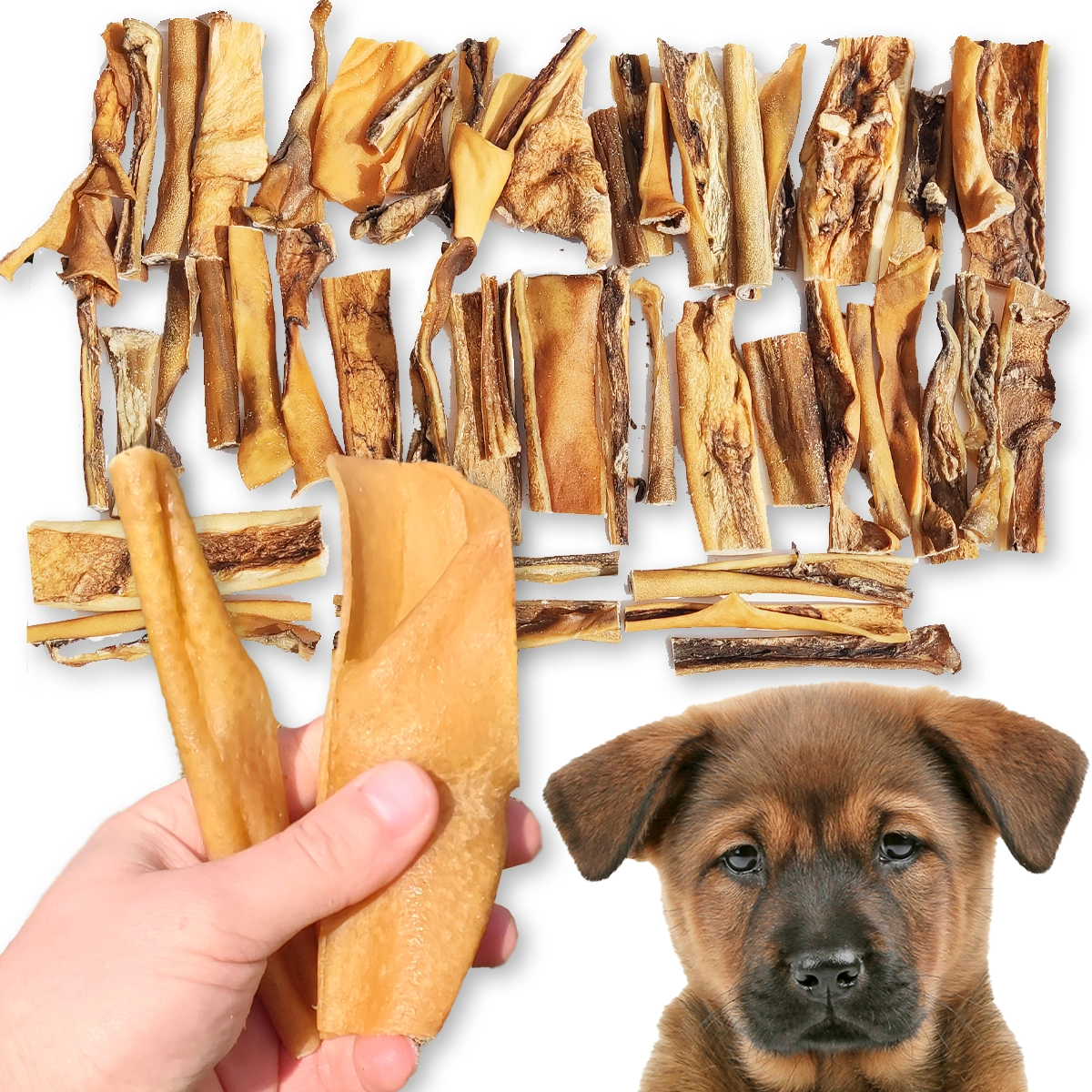 ZooPoint Snacks skóra wołowa 1 kg
