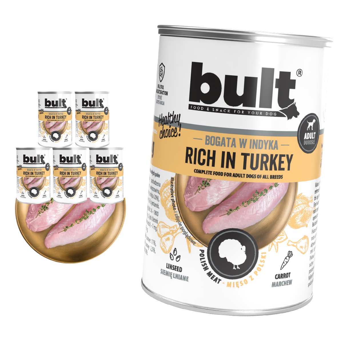 Bult indyk adult 400 g × 6