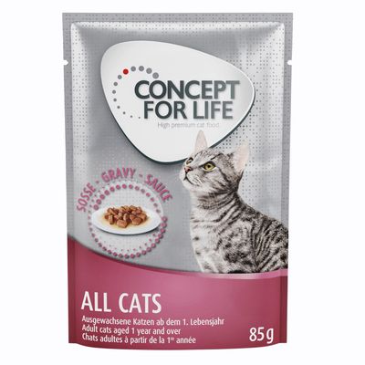 Concept for Life All Cats w sosie adult 85 g × 12