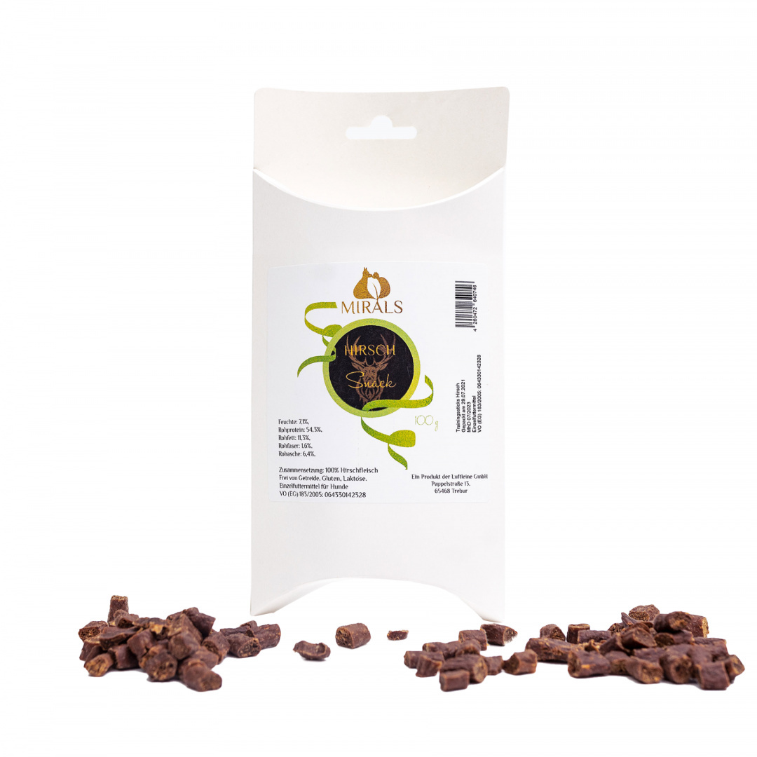 Mirals Hirsch Snack jeleń 100 g