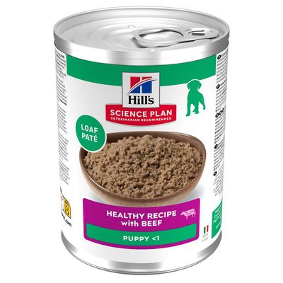 Hill's Science Plan wołowina puppy 370 g × 6