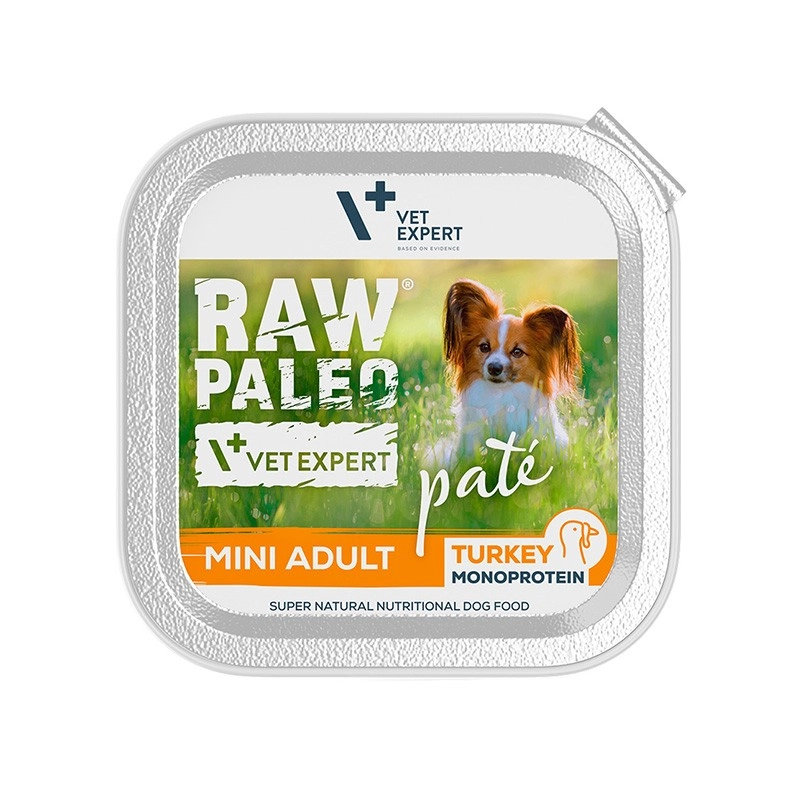 VetExpert Raw Paleo indyk adult małe rasy 150 g