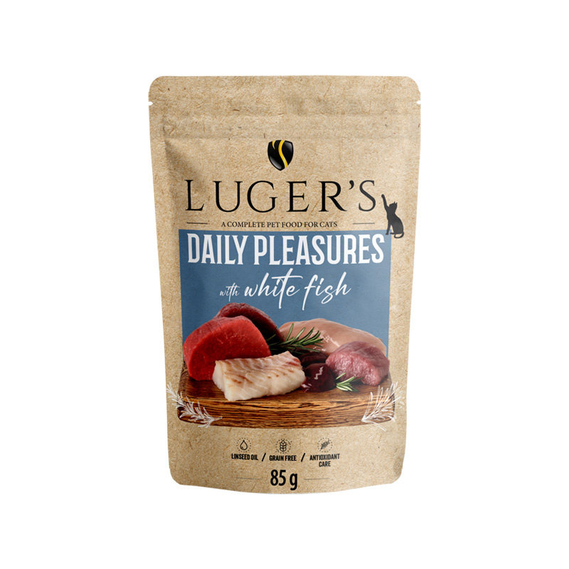 Luger's Daily Pleasures biała ryba w sosie adult 85 g