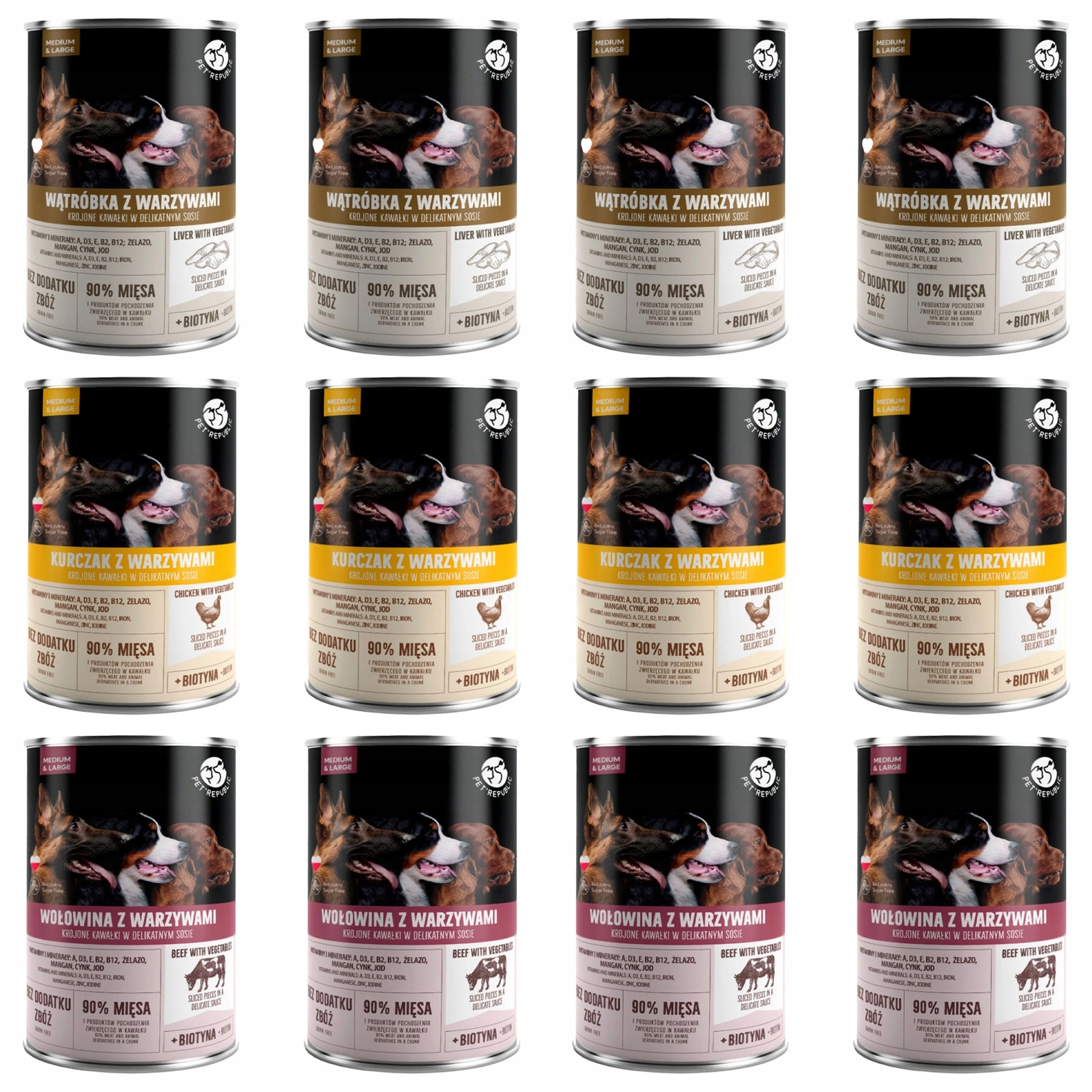 Pet Republic mix smaków 1.25 kg × 12