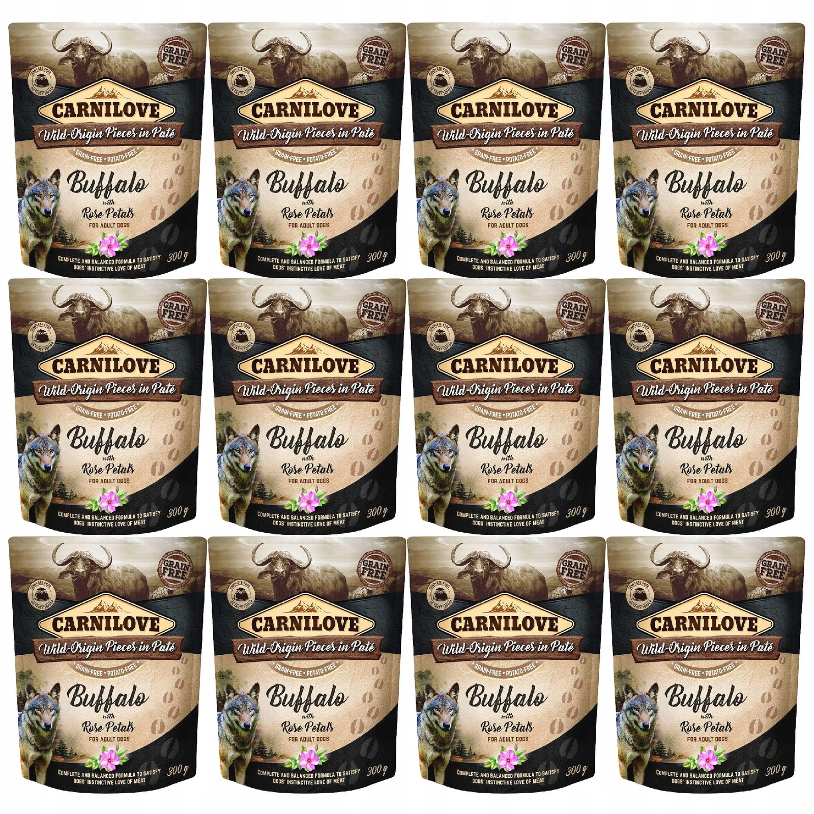 Carnilove bawół adult 300 g × 12