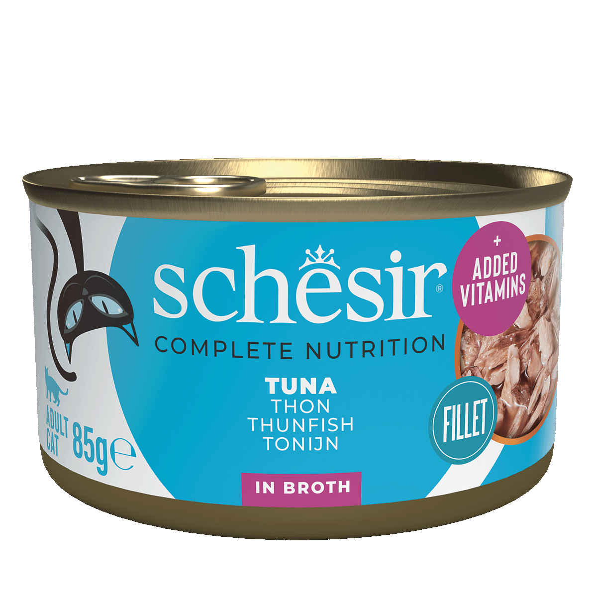 Schesir C&B tuńczyk z ryżem w bulionie adult 85 g