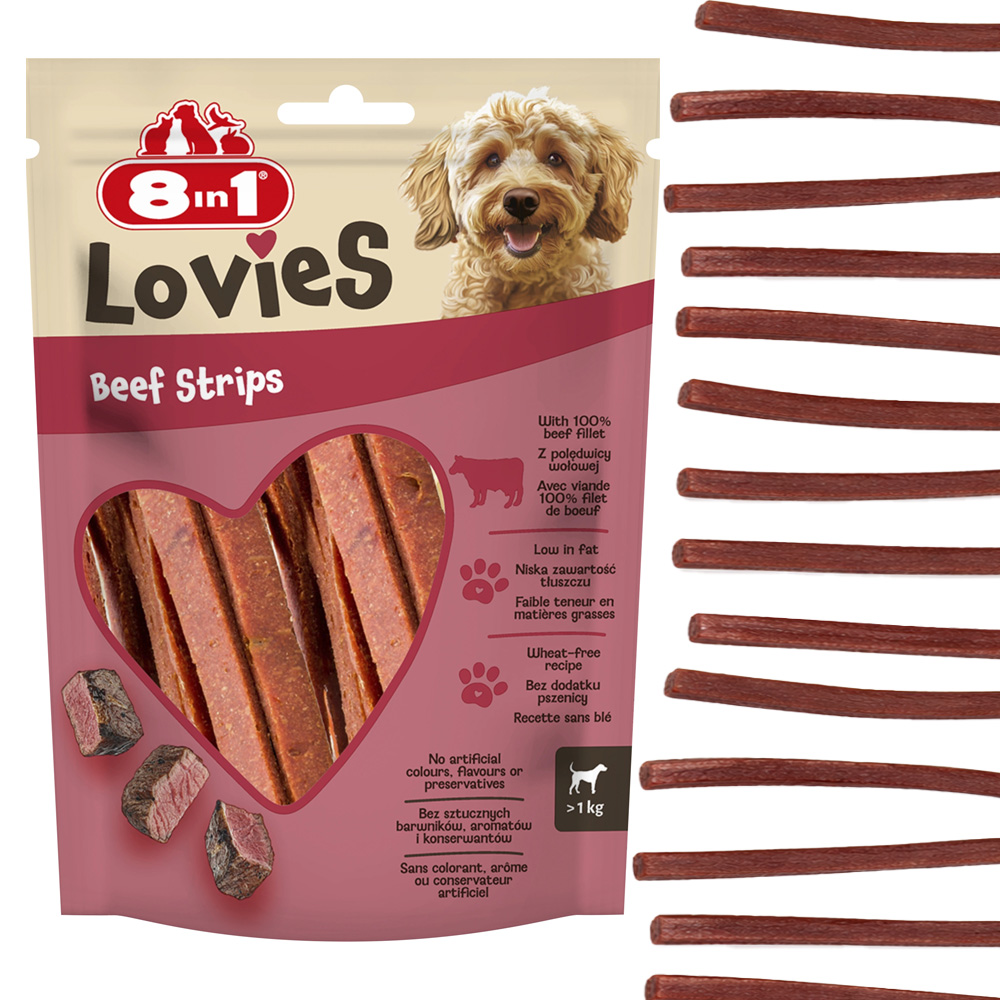 8in1 Lovies wołowina 80 g