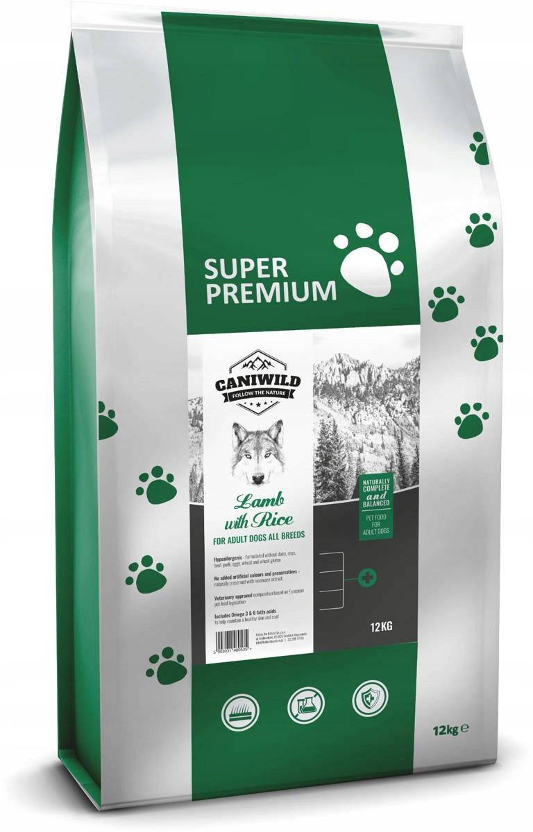 Caniwild jagnięcina z ryżem adult 2 kg