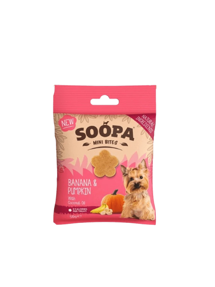 Soopa Healthy Bites banan małe rasy 50 g