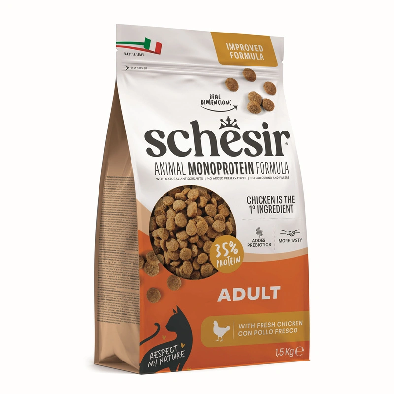 Schesir Animal Monoprotein Formula kurczak adult 1,5 kg