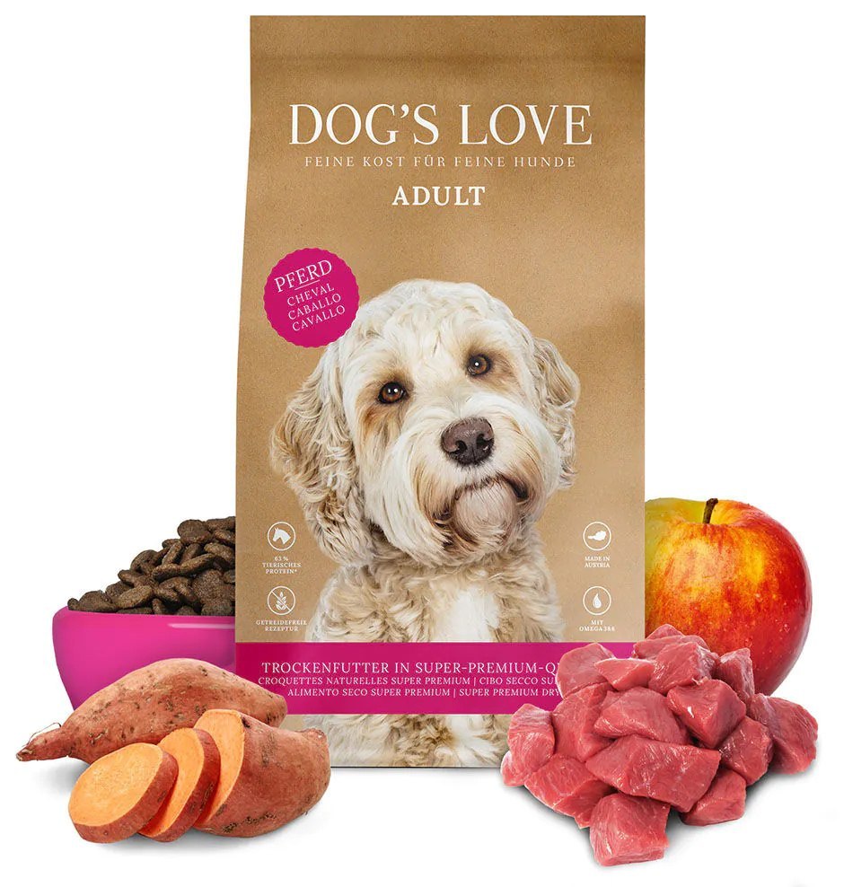 Dog's Love konina adult 2 kg