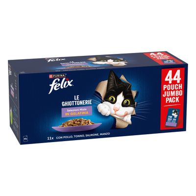 Purina Felix mix smaków w galaretce 85 g × 44