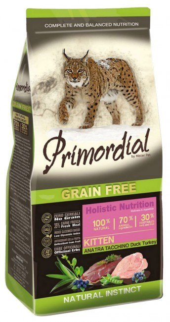 Primordial Cat Grain Free indyk, kaczka kitten 2 kg