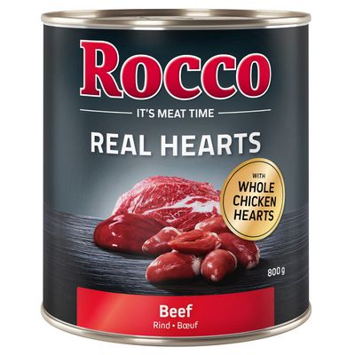 Rocco Real Hearts wołowina, kurczak 800 g × 6